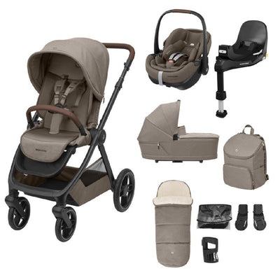 Bambinista - MAXI COSI - Travel - Maxi - Cosi Oxford 9pc Premium 360 Pro2 Travel System - Truffle