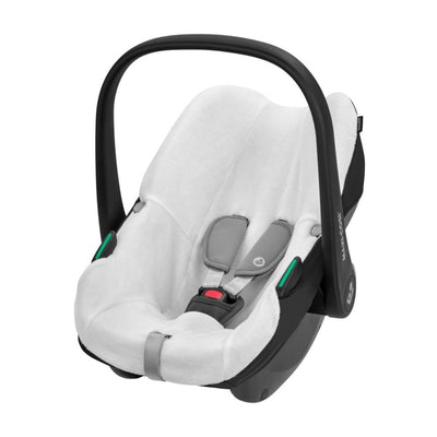 Bambinista - MAXI COSI - Travel - MAXI COSI Pebble S / CabrioFix i - Size Organic Cotton Car Seat Cover - Natural White