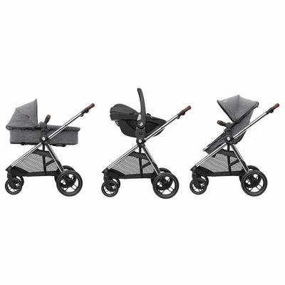 Bambinista - MAXI COSI - Travel - MAXI COSI Zelia3 Luxe Cabriofix i - Size & Base Travel System - Twillic Grey