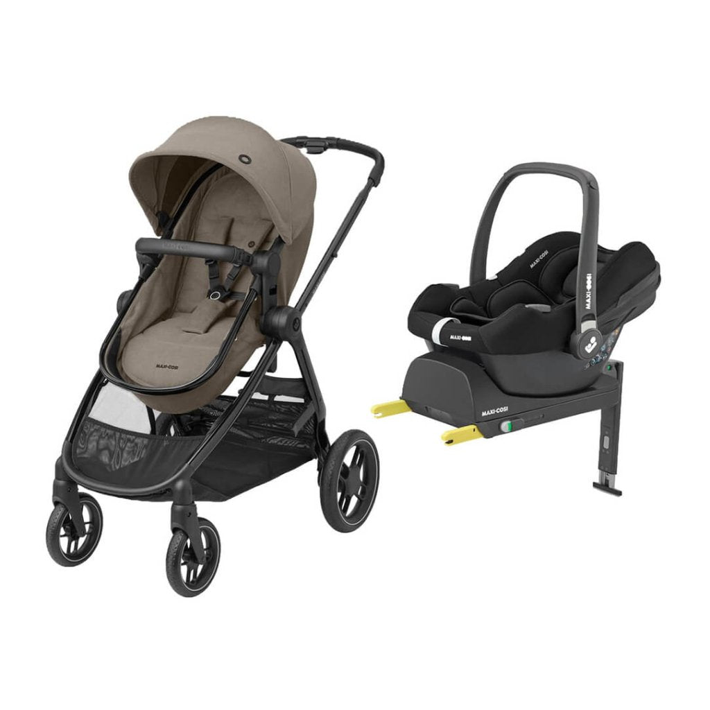 Bambinista - MAXI COSI - Travel - MAXI COSI Zelia3 Luxe Cabriofix i - Size & Base Travel System - Twillic Truffle