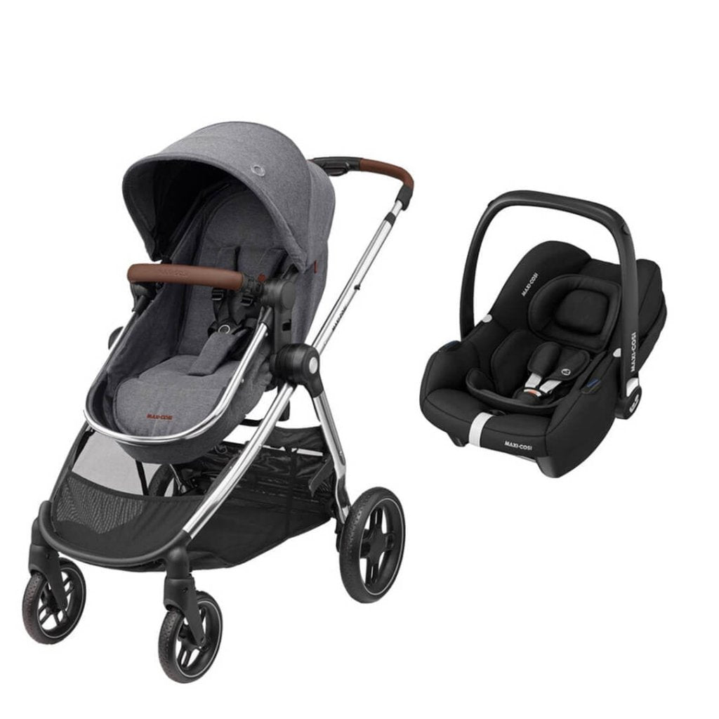 Bambinista - MAXI COSI - Travel - MAXI COSI Zelia3 Luxe Cabriofix i - Size Travel System - Twillic Grey