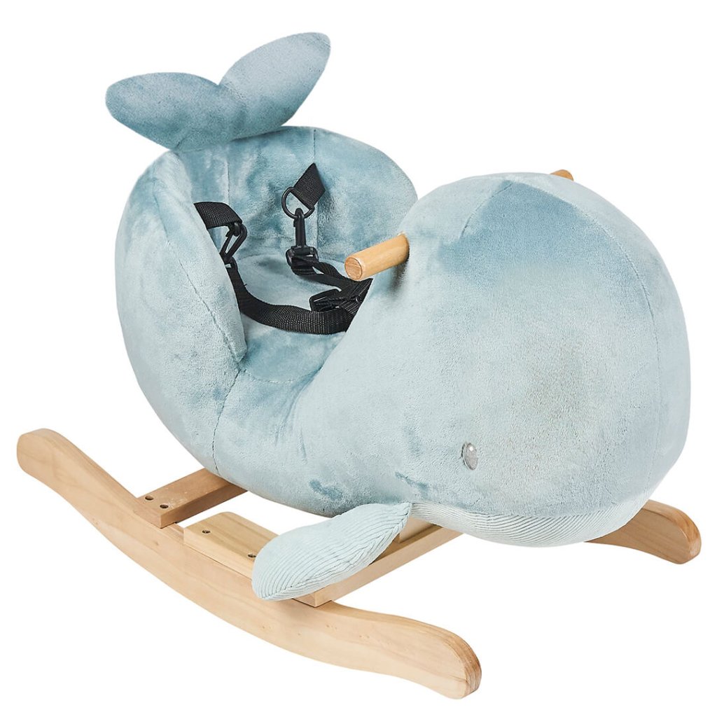 Bambinista - NATTOU - Toys - NATTOU Rocker Sally the Whale - Marble Green