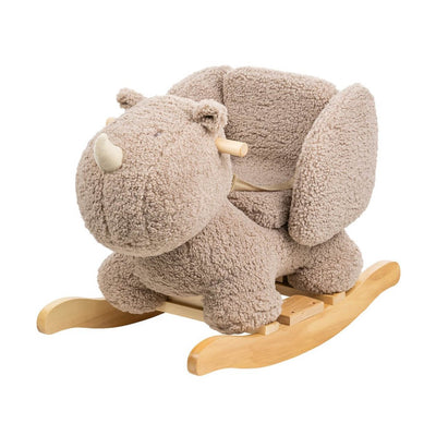 Bambinista - NATTOU - Toys - NATTOU Teddy Rocker Rhino Taupe