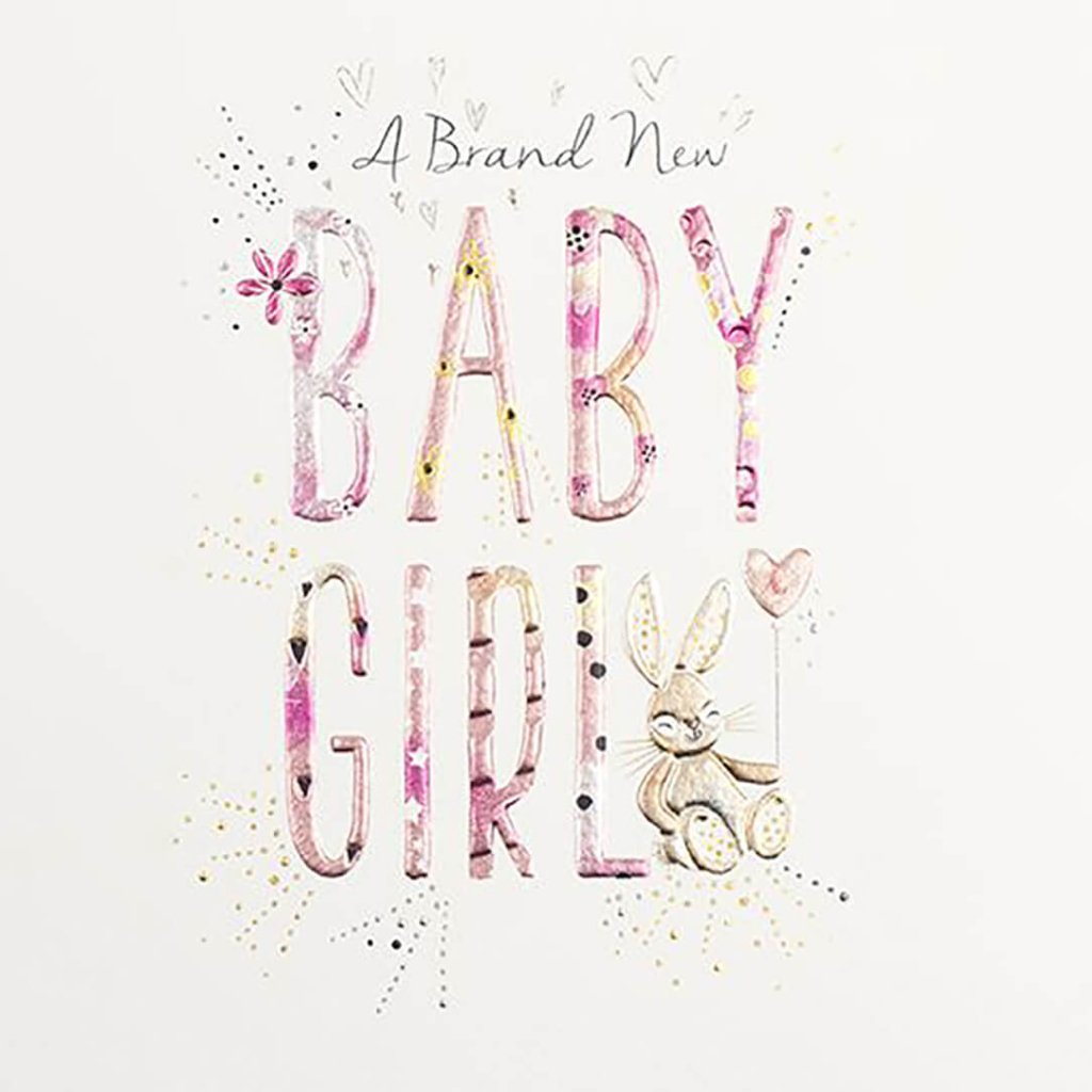 Bambinista - PAPERLINK - Gift Cards - PAPERLINK Baby Girl Birth Congrats Card