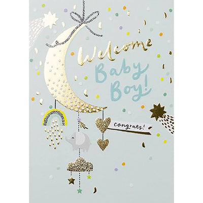 Bambinista - PAPERLINK - Gift Cards - PAPERLINK Pick 'n' Mix New Baby Boy Birth Congrats Card