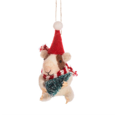 Bambinista - SASS AND BELLE - Decor - SASS AND BELLE Guinea Pig with Tree Felt Decoration