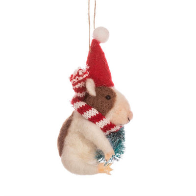 Bambinista - SASS AND BELLE - Decor - SASS AND BELLE Guinea Pig with Tree Felt Decoration