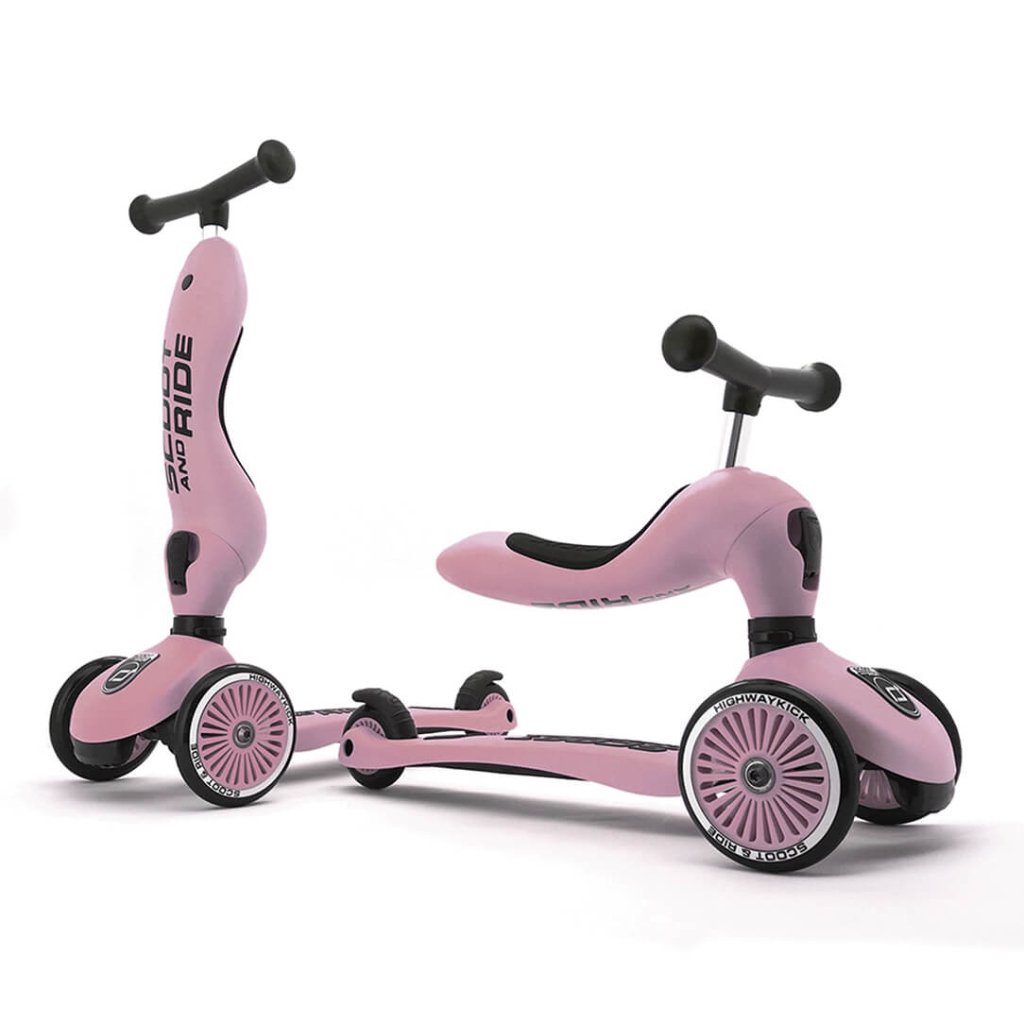 Bambinista - SCOOT AND RIDE - Toys - SCOOT AND RIDE Highwaykick 1 - Rose