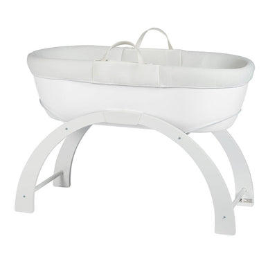 Bambinista - SHNUGGLE - Bedding - SHNUGGLE Dreami Moses Basket with Curve Stand - White Base