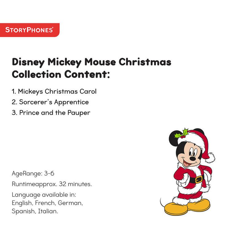 Bambinista-STORYPHONES-Toys-STORYPHONES Disney "Magical Tales" - Christmas Mickey