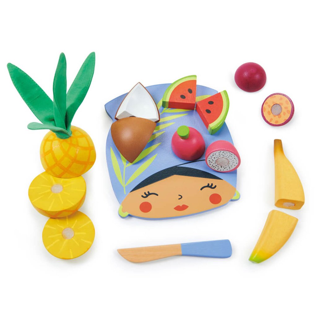 Bambinista - TENDER LEAF TOYS - Toys - TENDER LEAF TOYS Tropical Fruit Chopping Board