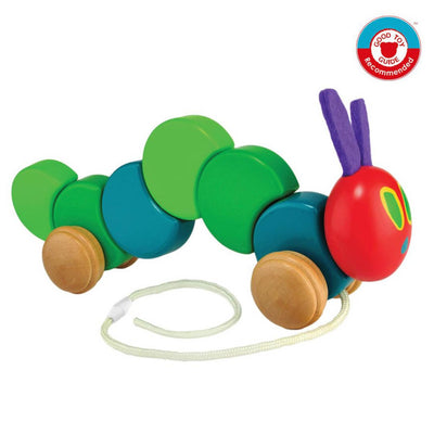 Bambinista - THE VERY HUNGRY CATERPILLAR - Toys - THE VERY HUNGRY CATERPILLAR Wooden Pull Along Caterpillar