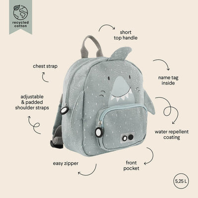 Bambinista - TRIXIE - Accessories - TRIXIE Backpack small - Mr. Shark