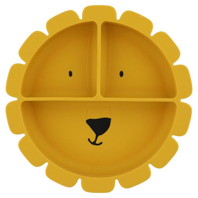 Bambinista - TRIXIE - Tableware - TRIXIE Silicone divided suction plate - Mr. Lion