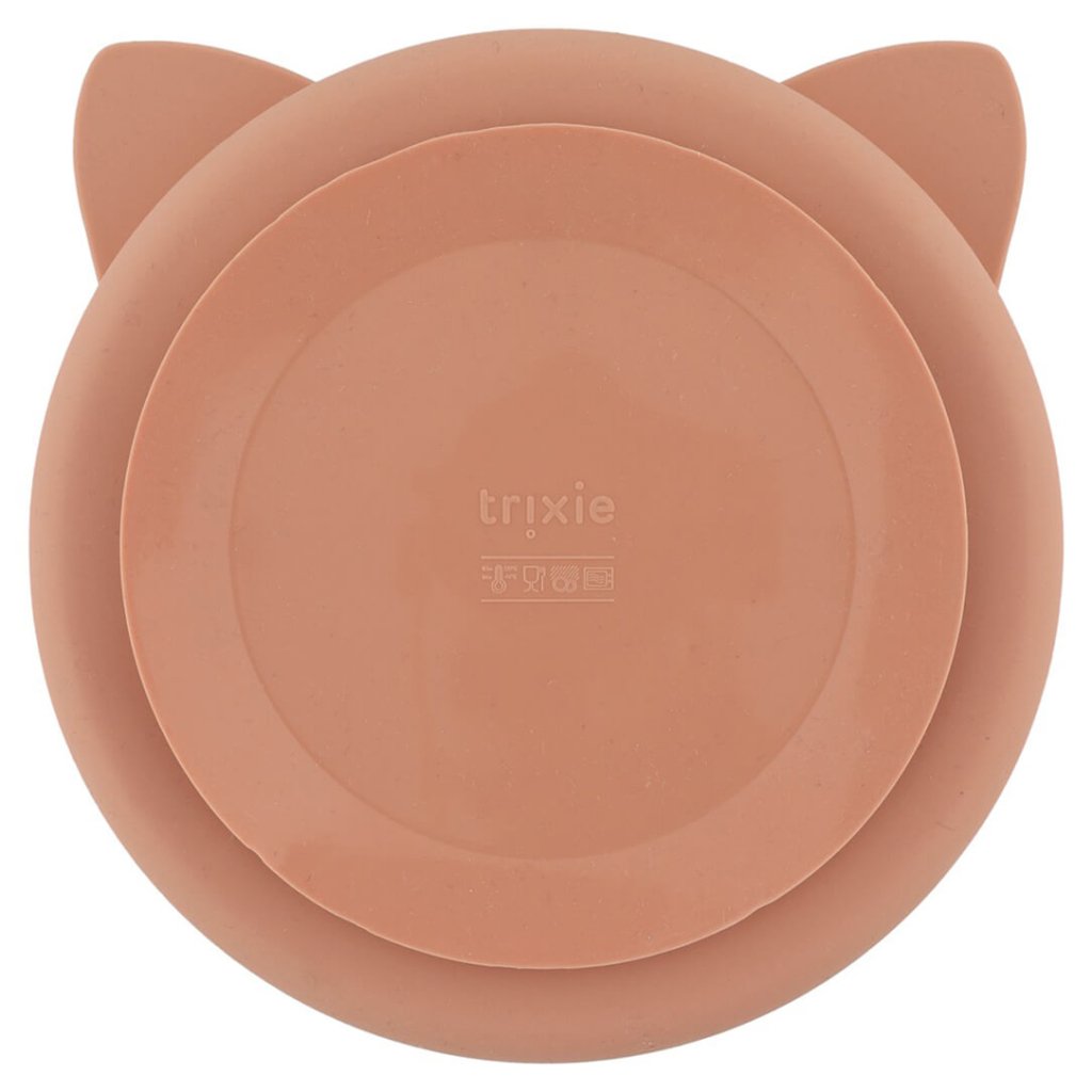 Bambinista - TRIXIE - Tableware - TRIXIE Silicone divided suction plate - Mrs. Cat