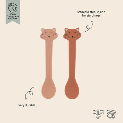 Bambinista - TRIXIE - Tableware - TRIXIE Silicone spoon 2 - pack - Mrs. Cat