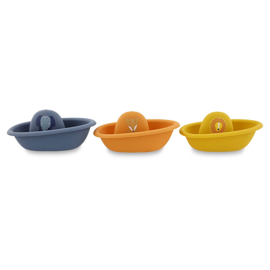 Bambinista - TRIXIE - Toys - TRIXIE Stackable boats - 3pcs