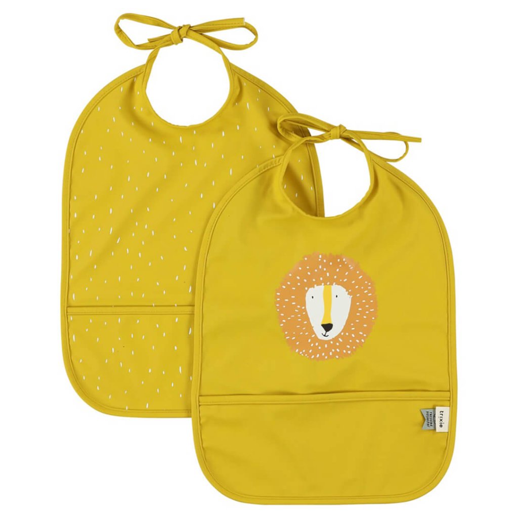 Bambinista - TRIXIE - Tableware - TRIXIE Waterproof bib 2 - pack - Mr. Lion