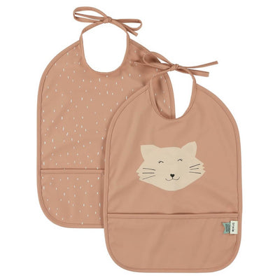 Bambinista - TRIXIE - Tableware - TRIXIE Waterproof bib 2 - pack - Mrs. Cat