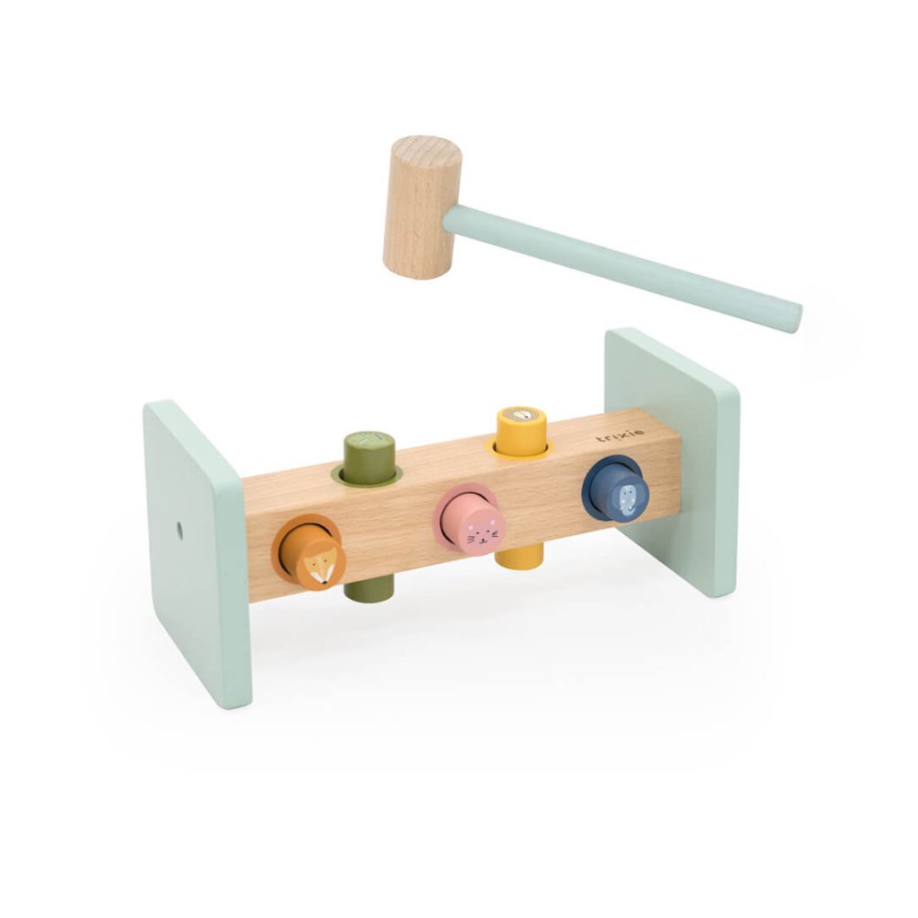 Bambinista - TRIXIE - Toys - TRIXIE Wooden hammer bench