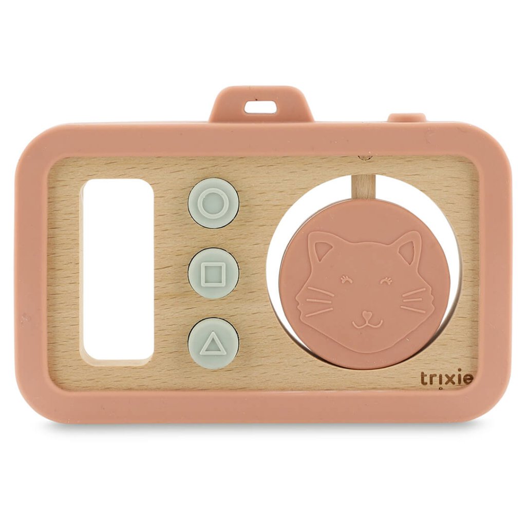 Bambinista - TRIXIE - Accessories - TRIXIE Wooden silicone baby camera - Mrs. Cat