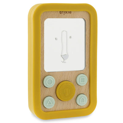 Bambinista - TRIXIE - Accessories - TRIXIE Wooden silicone baby phone - Mr. Lion