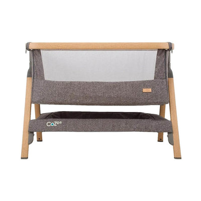 Bambinista-TUTTI BAMBINI-Travel-TUTTI BAMBINI CoZee Bedside Crib - Oak and Charcoal