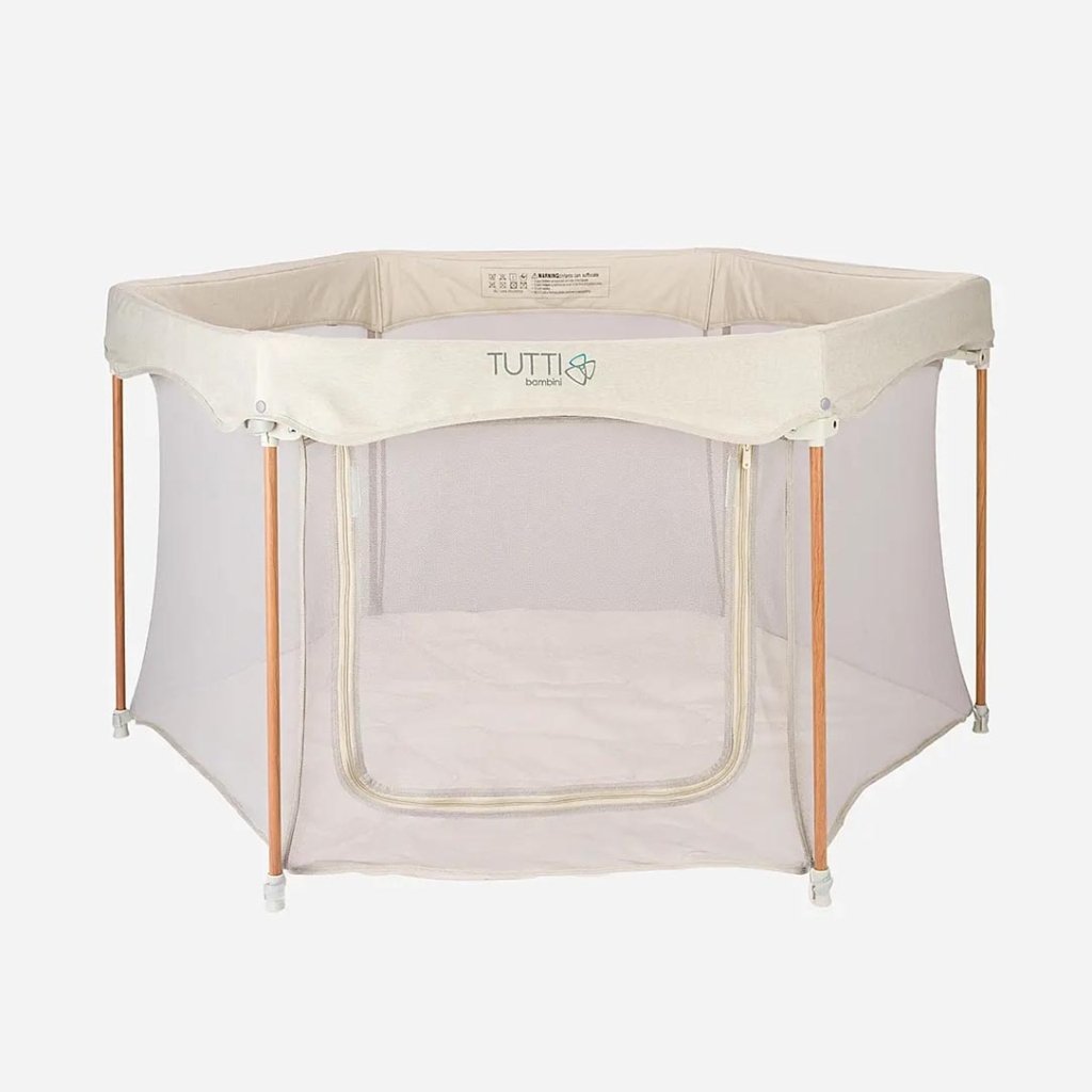 Bambinista-TUTTI BAMBINI-Travel-TUTTI BAMBINI Hexa Playpen Ecru