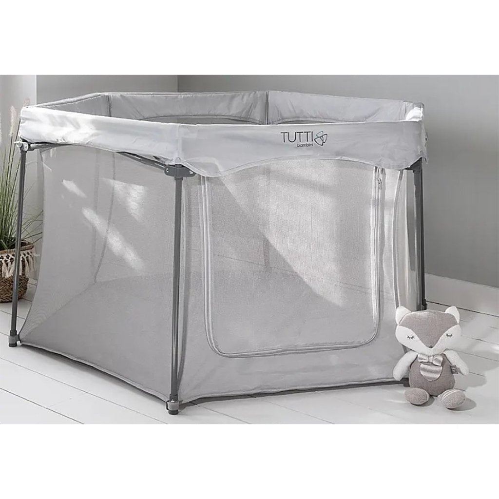 Bambinista-TUTTI BAMBINI-Travel-TUTTI BAMBINI Hexa Playpen Grey