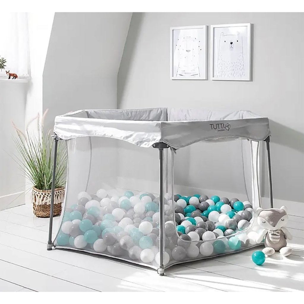 Bambinista-TUTTI BAMBINI-Travel-TUTTI BAMBINI Hexa Playpen Grey