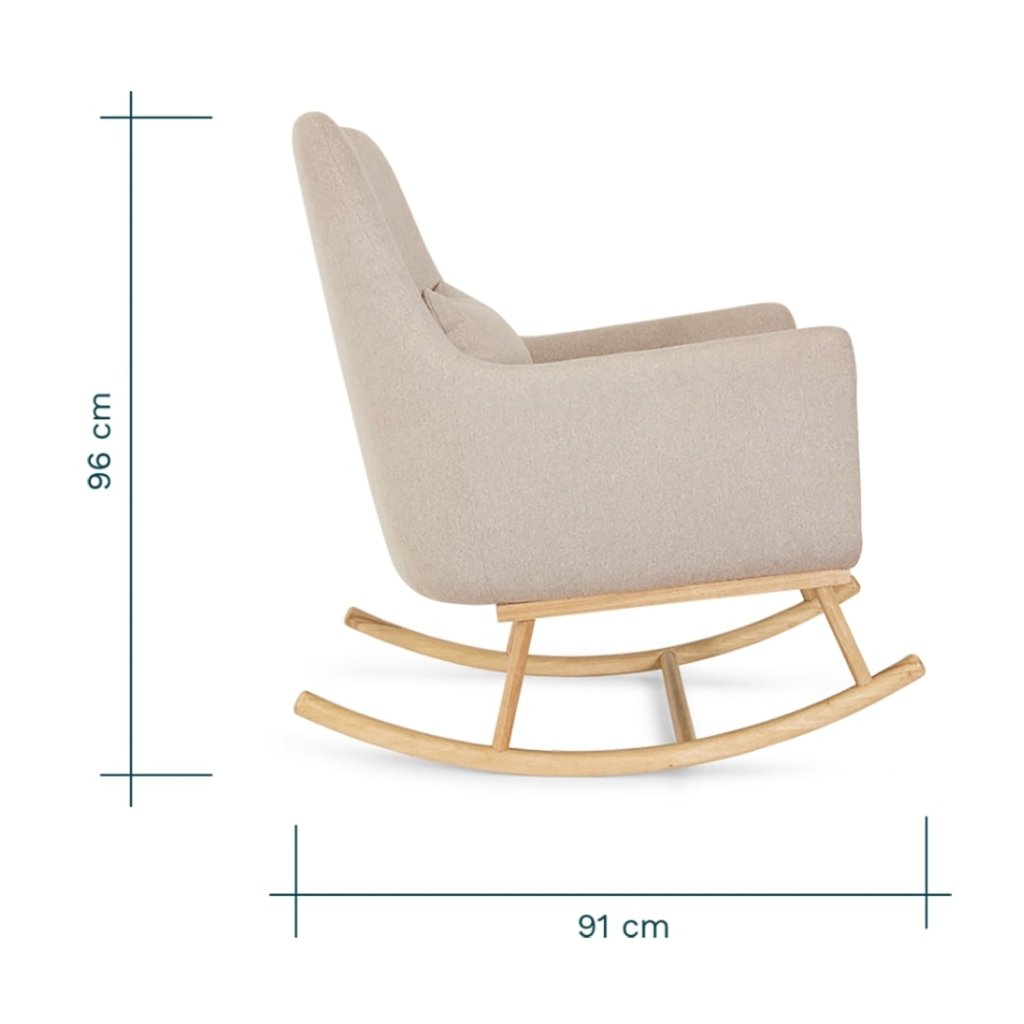 Bambinista-TUTTI BAMBINI-Travel-TUTTI BAMBINI Oscar Rocking Chair - Stone (Natural)