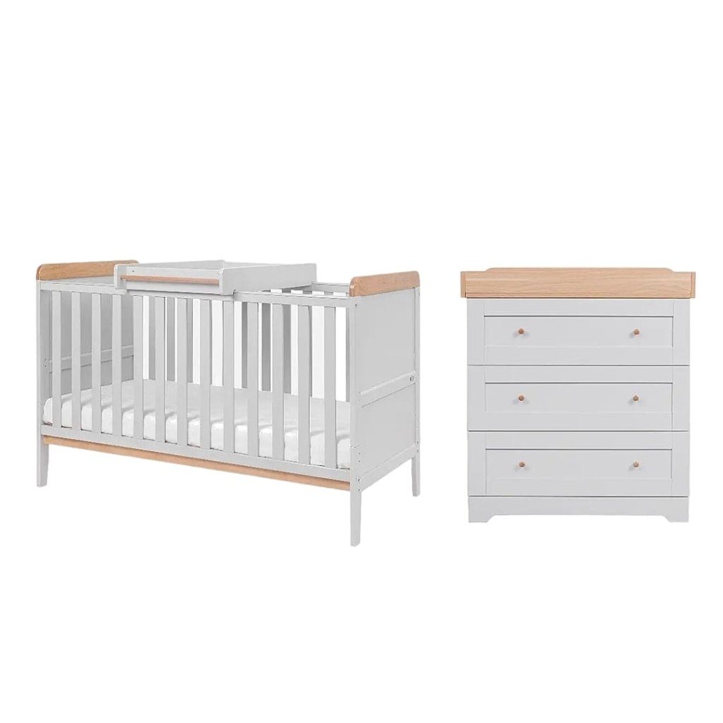 Bambinista-TUTTI BAMBINI-Travel-TUTTI BAMBINI Rio 2pc Room Set - Dove Grey/Oak