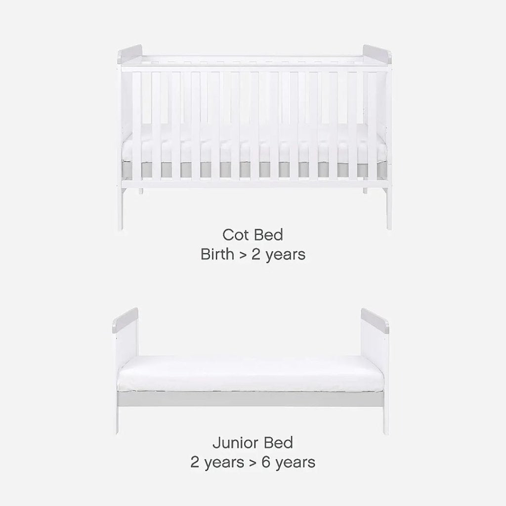 Bambinista-TUTTI BAMBINI-Travel-TUTTI BAMBINI Rio 2pc Room Set - White/Dove Grey