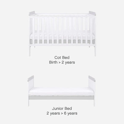 Bambinista-TUTTI BAMBINI-Travel-TUTTI BAMBINI Rio 2pc Room Set - White/Dove Grey