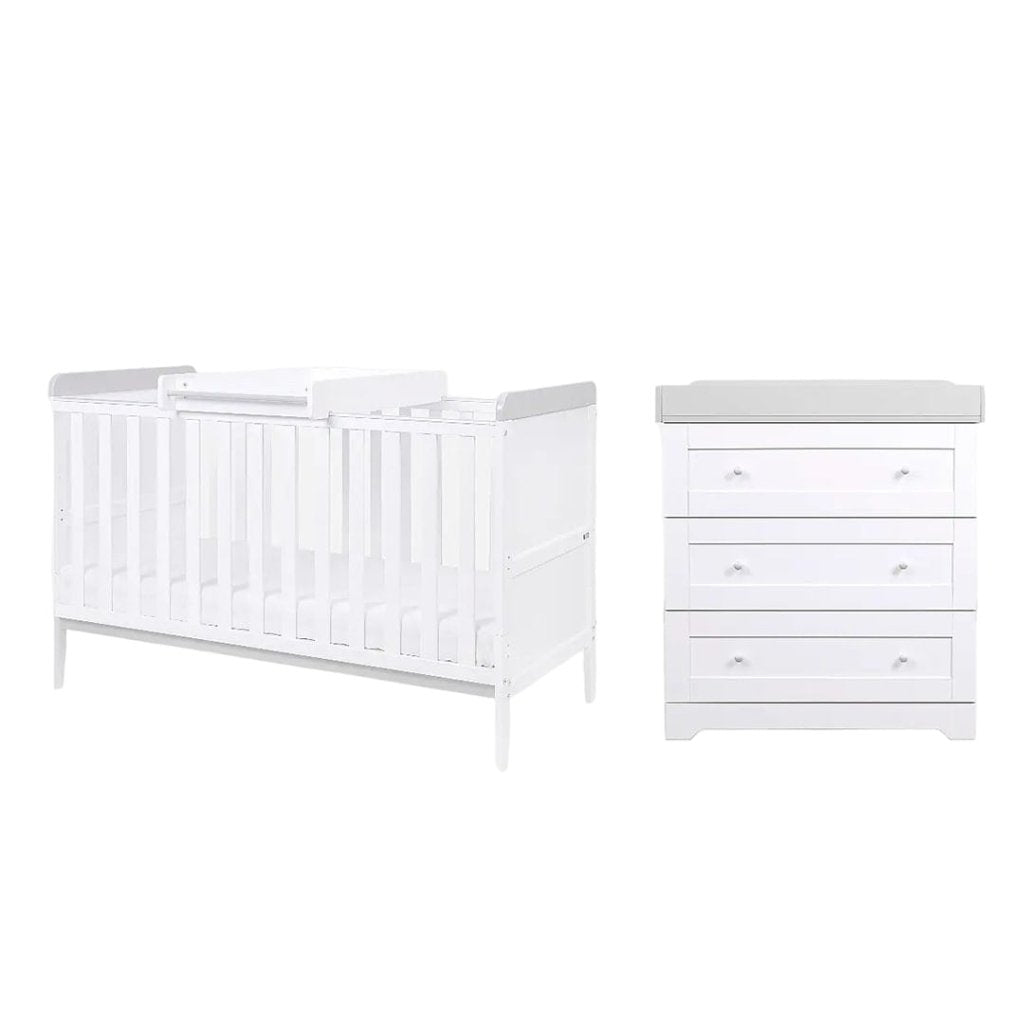 Bambinista-TUTTI BAMBINI-Travel-TUTTI BAMBINI Rio 2pc Room Set - White/Dove Grey