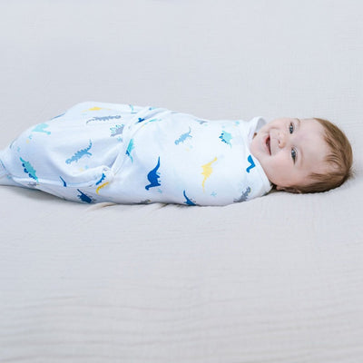 Bambinista-ADEN + ANAIS-Blanket-ADEN + ANAIS 3-pack Easy Swaddle Wraps - Dino-rama