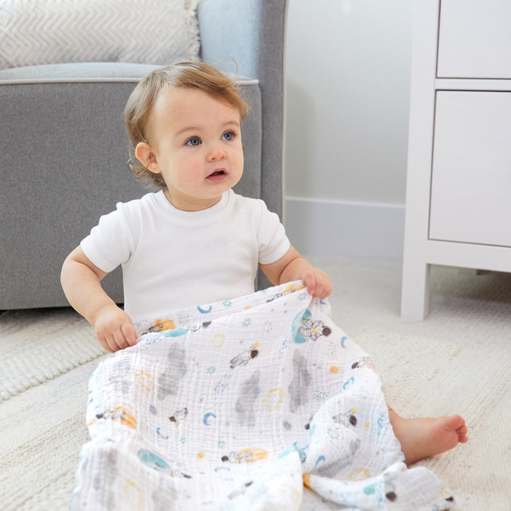 Bambinista-ADEN + ANAIS-Blankets-Aden + Anais Space Explorers Muslin Squares - 5 Pack