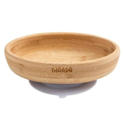 Bambinista-BIBADO-Tableware-BIBADO Bamboo Suction Bowl - Astro Adventures Blue Suction Base