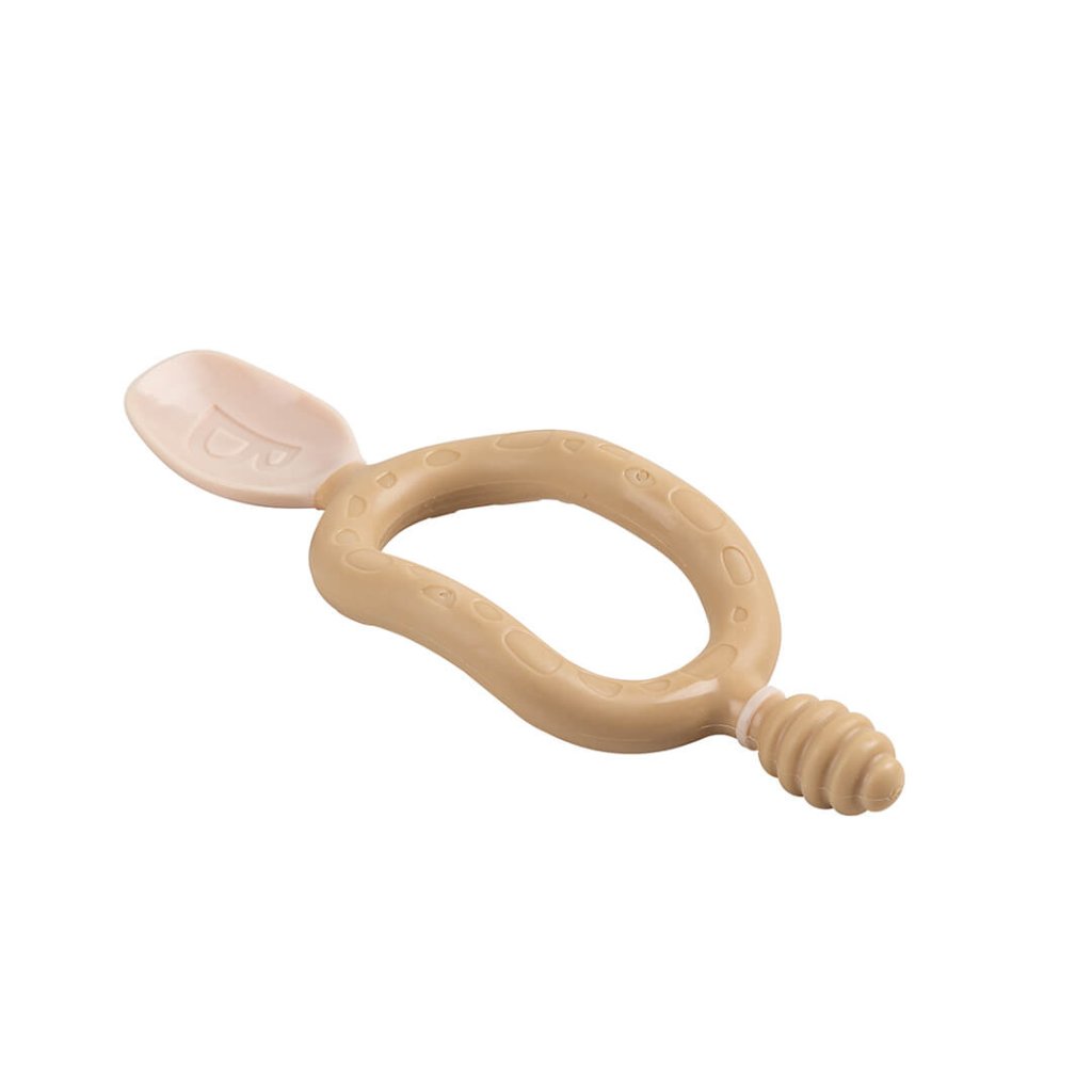 Bambinista-BIBADO-Tableware-BIBADO Dippit Baby Weaning Spoons (2pk) - Fawn