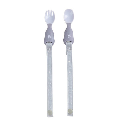 Bambinista-BIBADO-Tableware-BIBADO Handi Cultery - Attachable Baby Cutlery - Mist