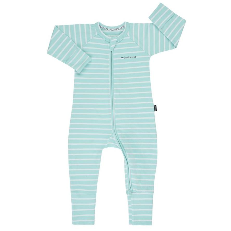 Bambinista-BONDS-Rompers-Bonds Zip Wondersuit Jasmint / White