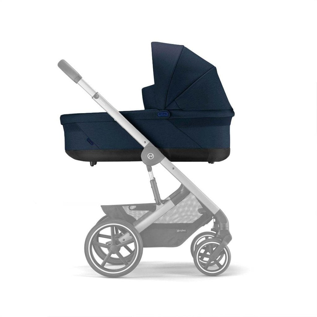 Bambinista-CYBEX-Travel-CYBEX BALIOS S Luxury Travel System with CLOUD T I-SIZE and Snogga Footmuff - Ocean Blue (2023 New Generation)