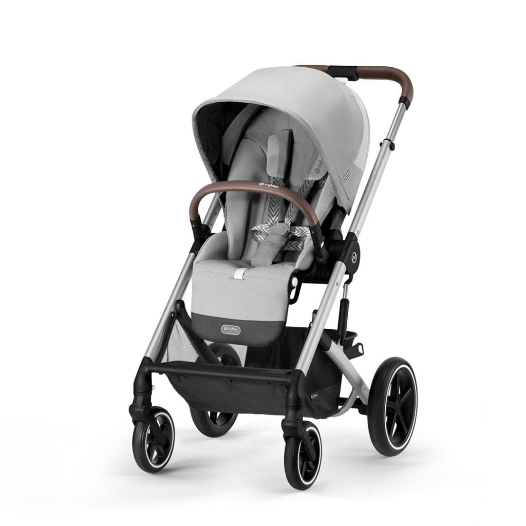 Bambinista-CYBEX-Travel-CYBEX BALIOS S Travel System Comfort Bundle with ATON B2 I-SIZE and Gold Footmuff - Lava Grey (2023 New Generation)