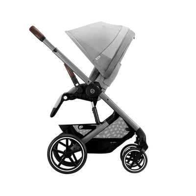 Bambinista-CYBEX-Travel-CYBEX BALIOS S Travel System Comfort Bundle with ATON B2 I-SIZE and Gold Footmuff - Lava Grey (2023 New Generation)