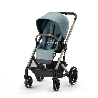 Bambinista-CYBEX-Travel-CYBEX BALIOS S Travel System Essential Bundle with Gold Footmuff - Sky Blue (2023 New Generation)