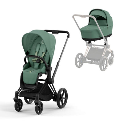 Bambinista-CYBEX-Travel-CYBEX e-Priam Pushchair 2023 - Leaf Green