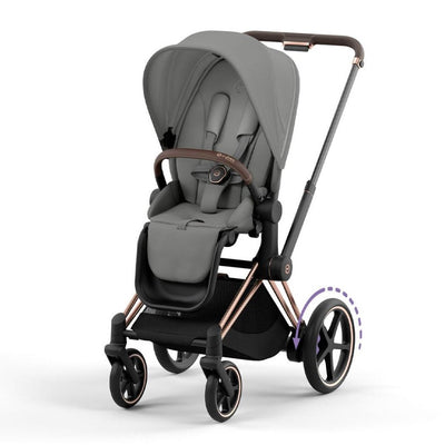 Bambinista-CYBEX-Travel-CYBEX e-Priam Pushchair 2023 - Mirage Grey