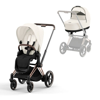 Bambinista-CYBEX-Travel-CYBEX e-Priam Pushchair 2023 - Off White