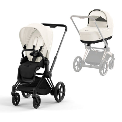 Bambinista-CYBEX-Travel-CYBEX e-Priam Pushchair 2023 - Off White