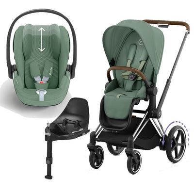 Bambinista-CYBEX-Travel-CYBEX e-Priam Travel System 2023 - Leaf Green